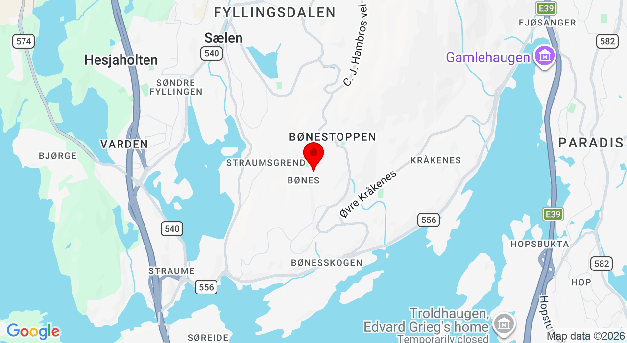 Google Map of https://www.google.com/maps/place/Fjellsdalen 9,5155+Bønes