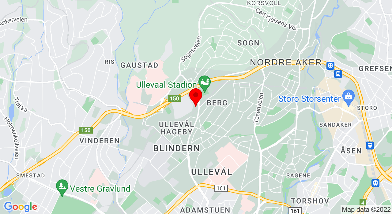 Google Map of Sognsveien 66,0851+OSLO