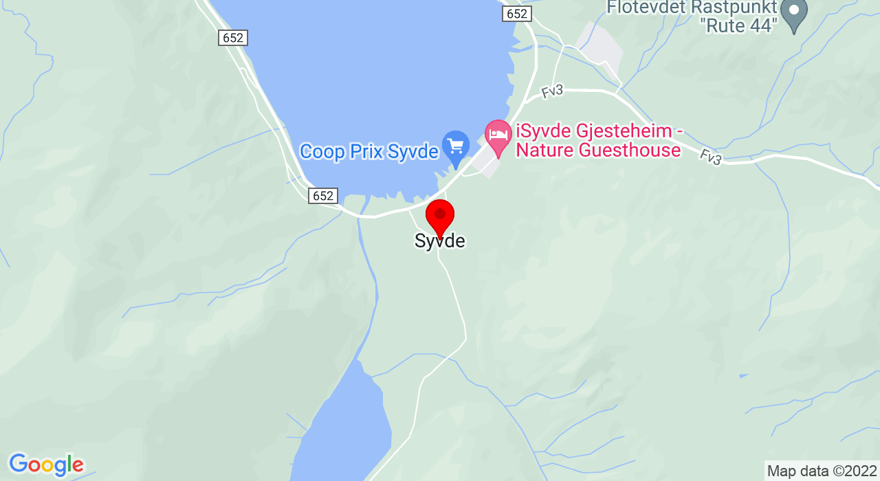 Google Map of Øverberg skisenter,6140+SYVDE