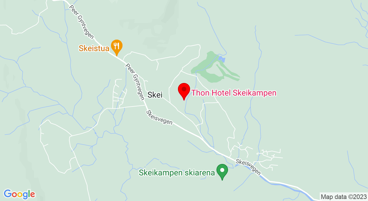 Google Map of Thon Hotel Skeikampen,+
