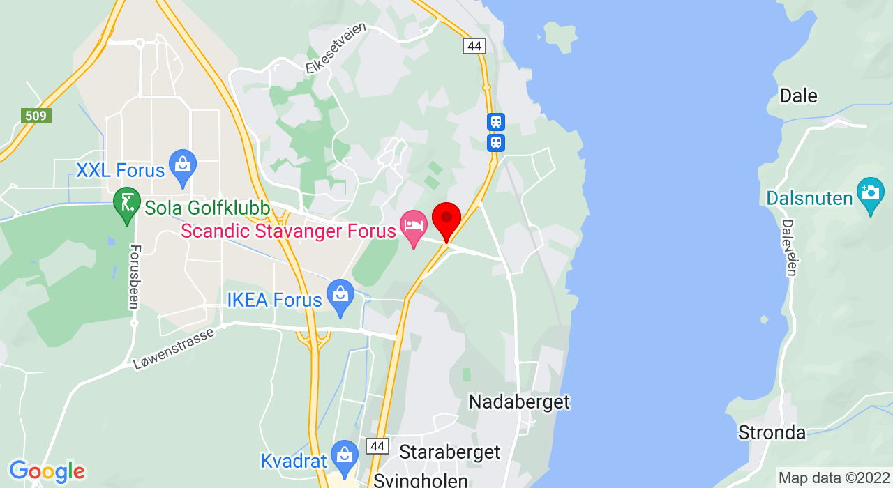 Google Map of Forus,+STAVANGER