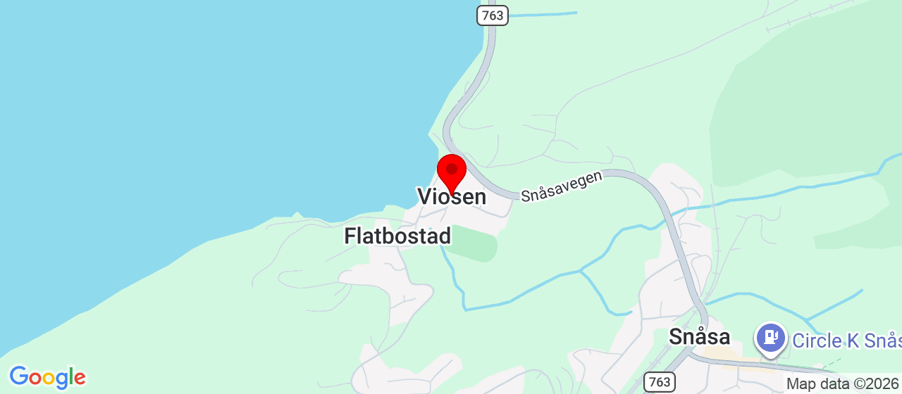 Kart over Viosen idrettsbrakka SNÅSA