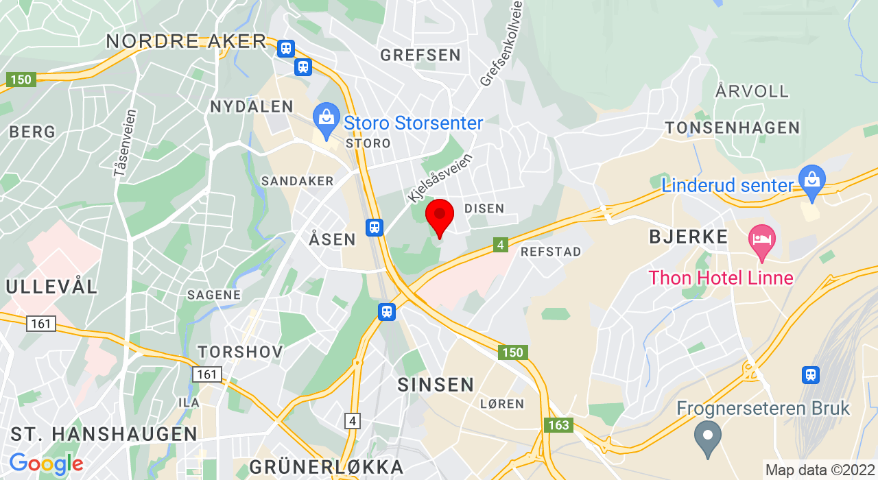 Google Map of Haraldsheimveien 4,0578+OSLO