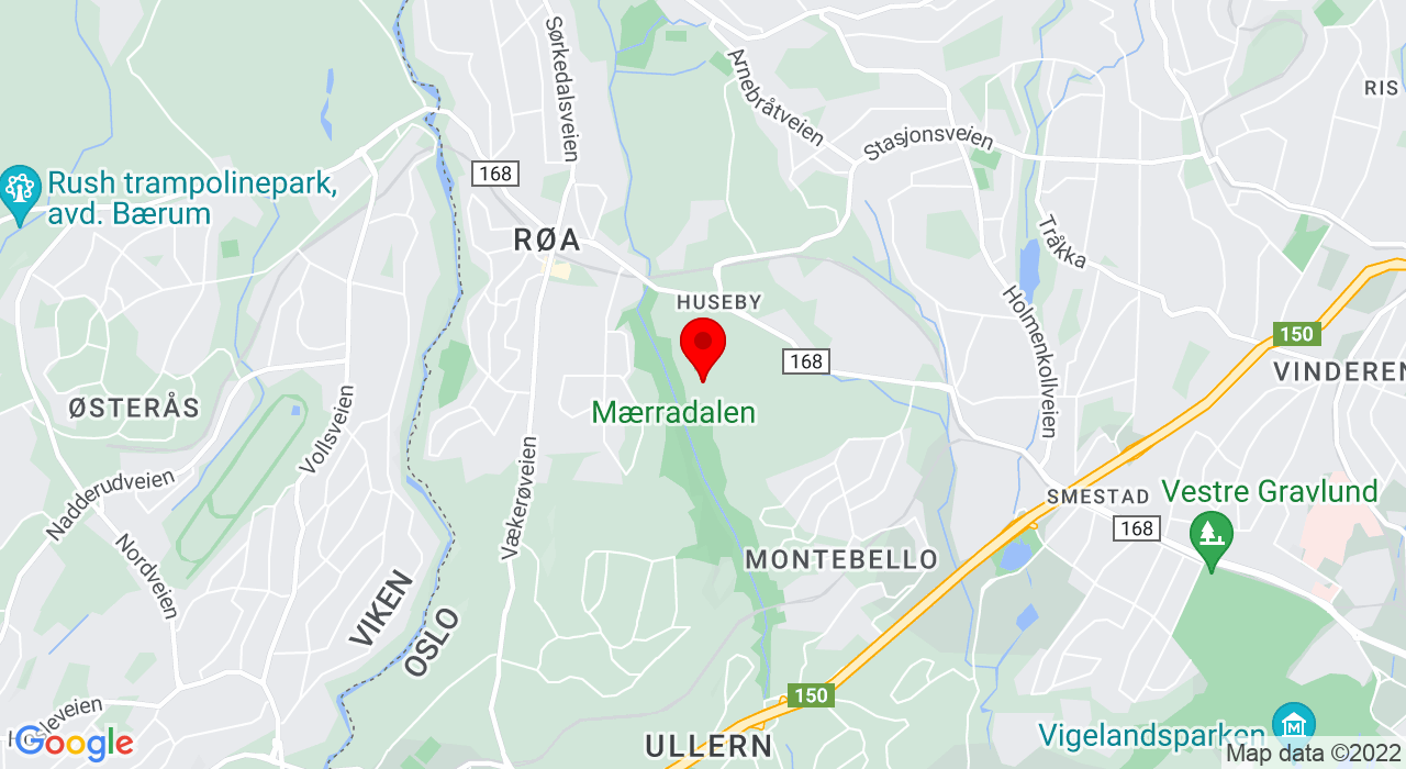 Google Map of Husebyskogen,+