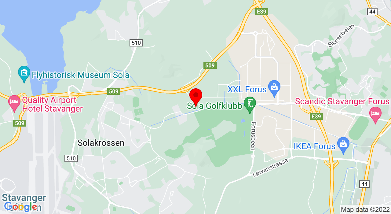 Google Map of Vår Energi Arena Forus,+