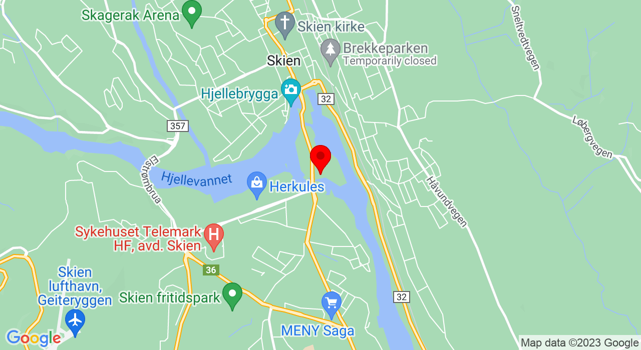 Google Map of Uniongata 10,,3732+SKIEN