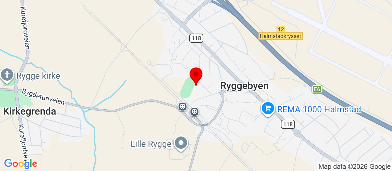 Kart over Skoleveien 2 Rygge