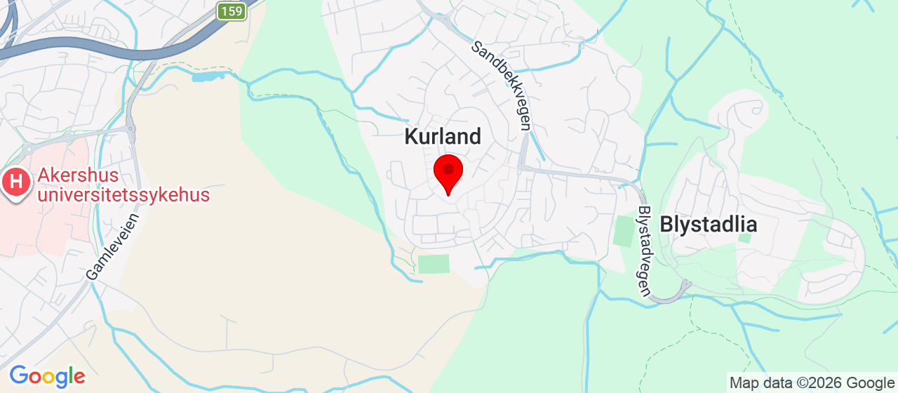 Kart over Peer gynt vei 28 KURLAND