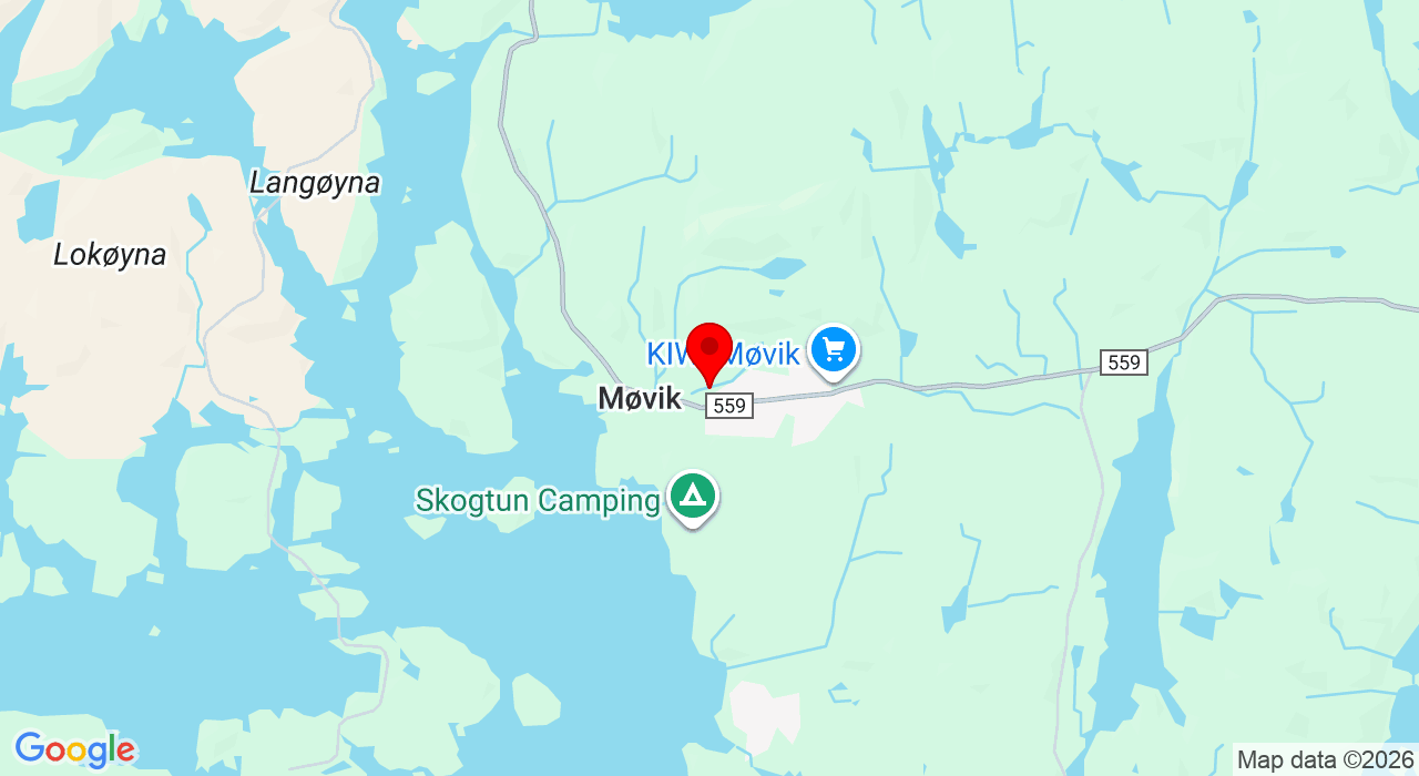 Google Map of https://www.google.com/maps/place/Møvikvegen 193, 5357 Fjell