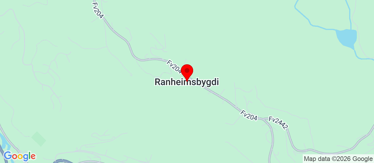 Kart over Ranheimsbygdi FAGERNES