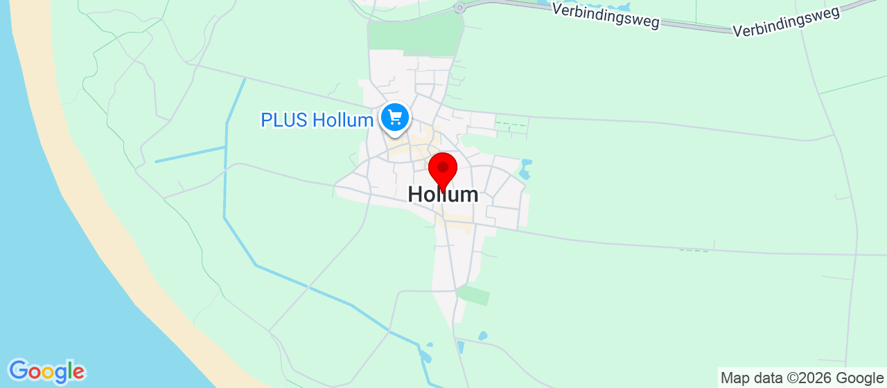 Kart over Vanntanken Hollum 