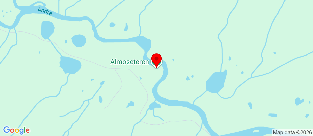 Kart over Almoseteren SNÅSA