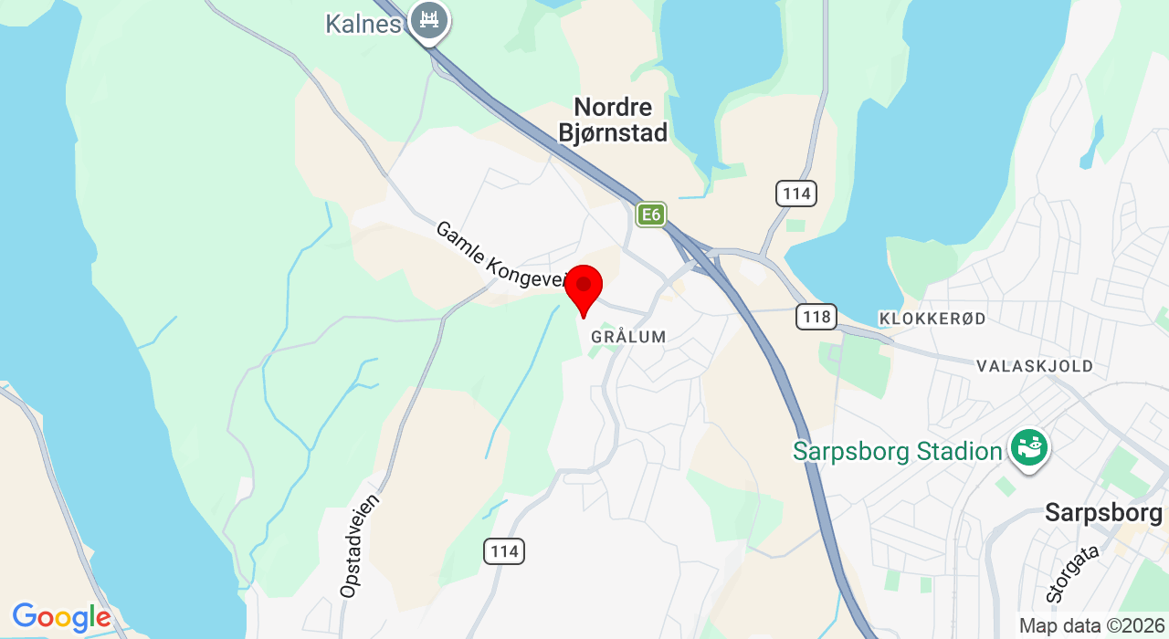 Google Map of https://www.google.com/maps/place/Haraldstadveien 13,1712+Grålum