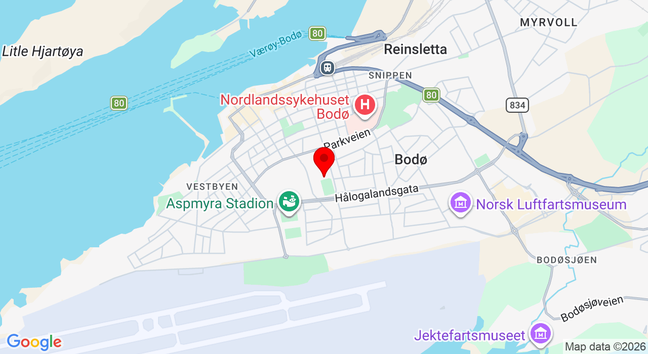 Google Map of https://www.google.com/maps/place/Bankgata flerbrukshall,8005+Bodø