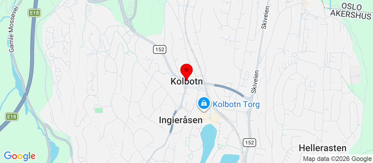 Kart over kinosalen kolben Kolbotn
