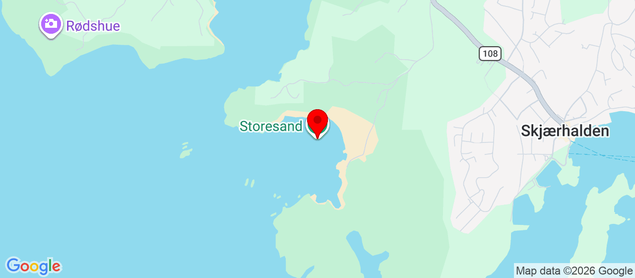Kart over Storesand Hvaler