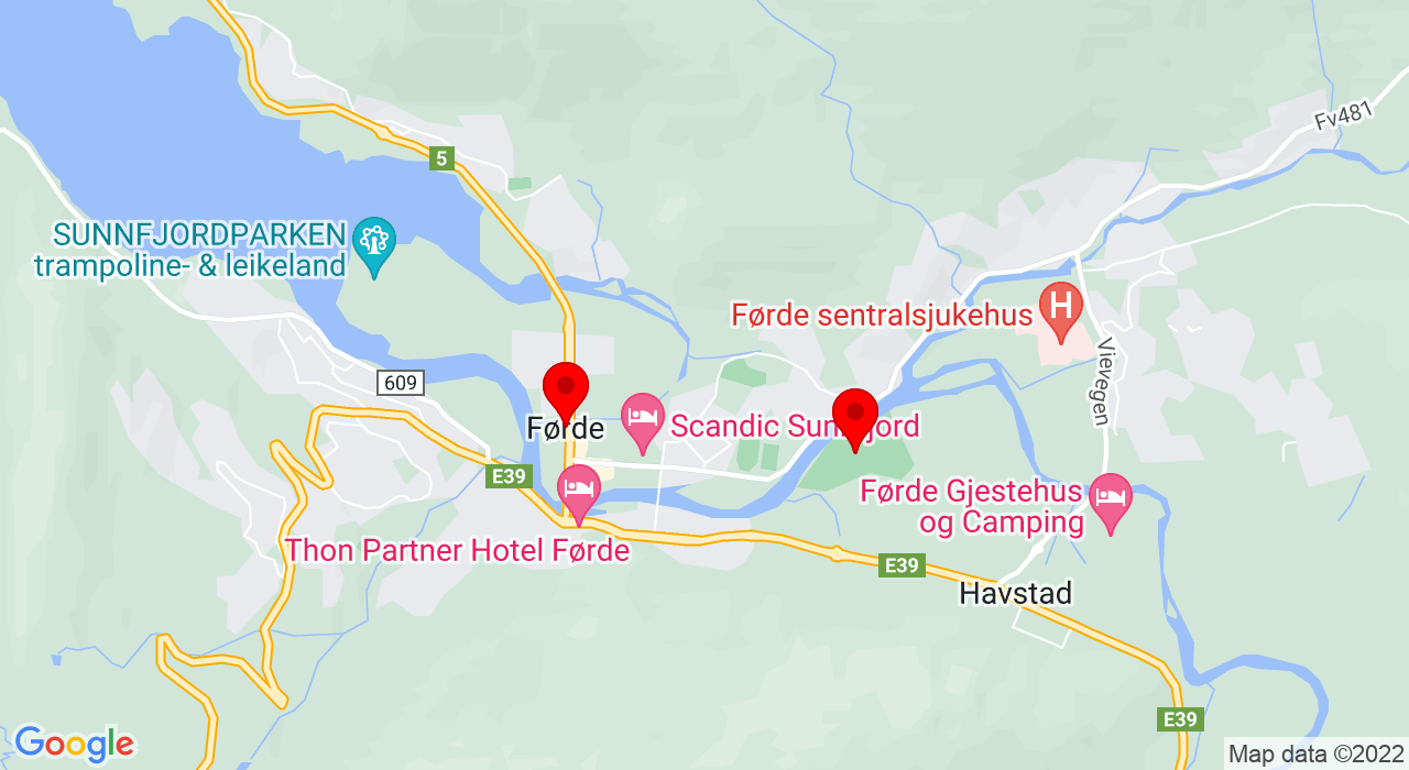 Google Map of Hafstadparken,6800|+FØRDE
