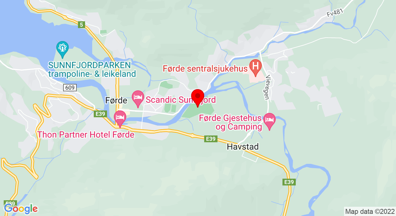 Google Map of Hafstadparken,6800+FØRDE
