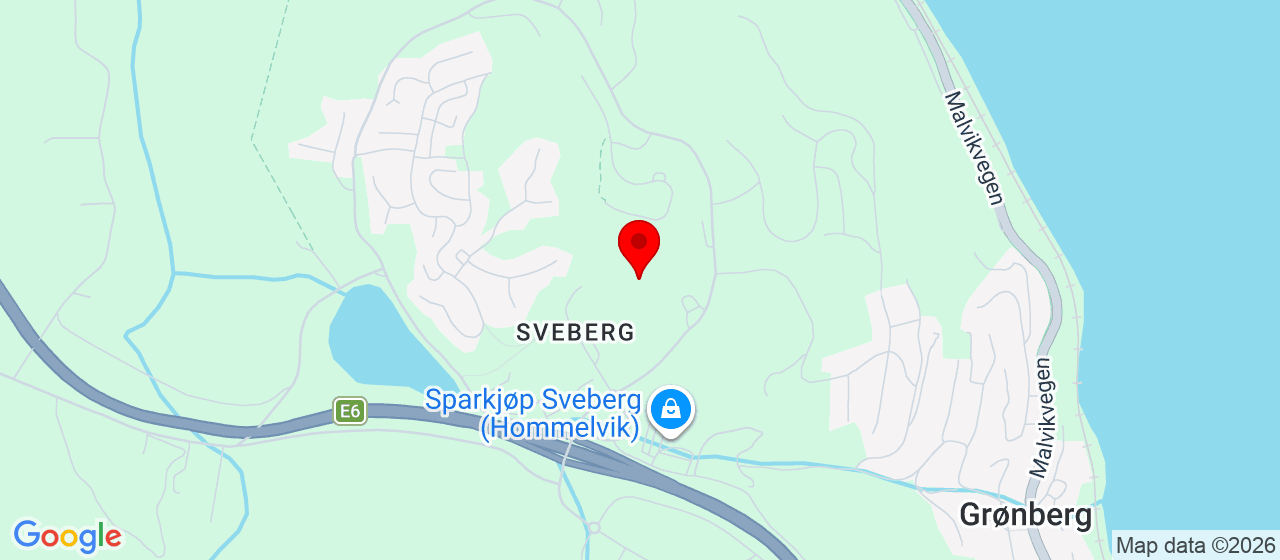 Kart over Sveberghallen 
