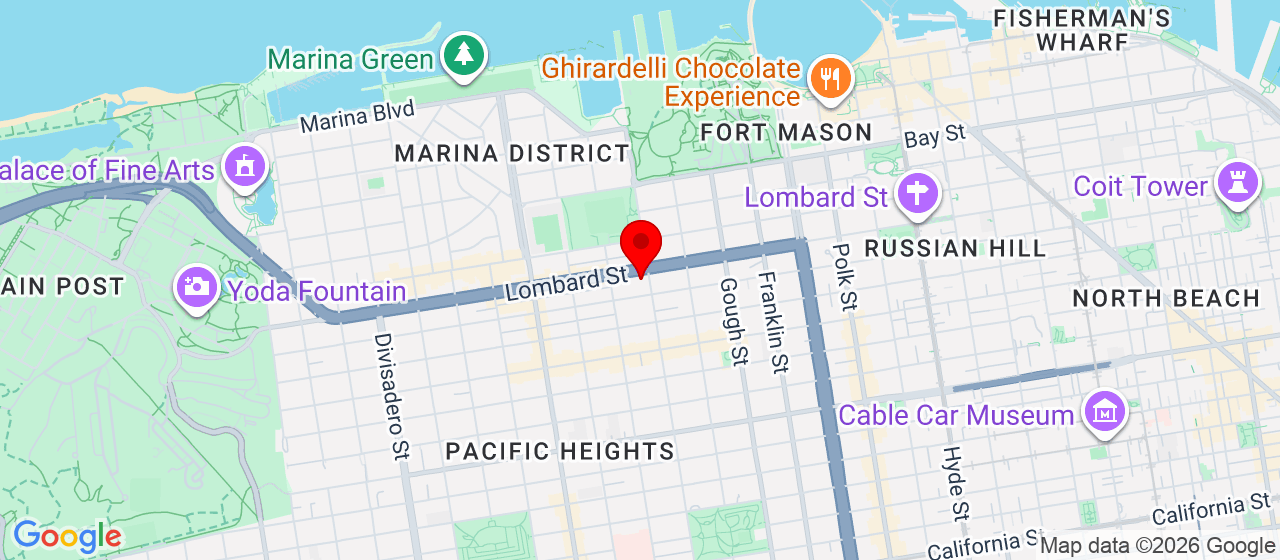 Kart over 3137 Laguna Street 555