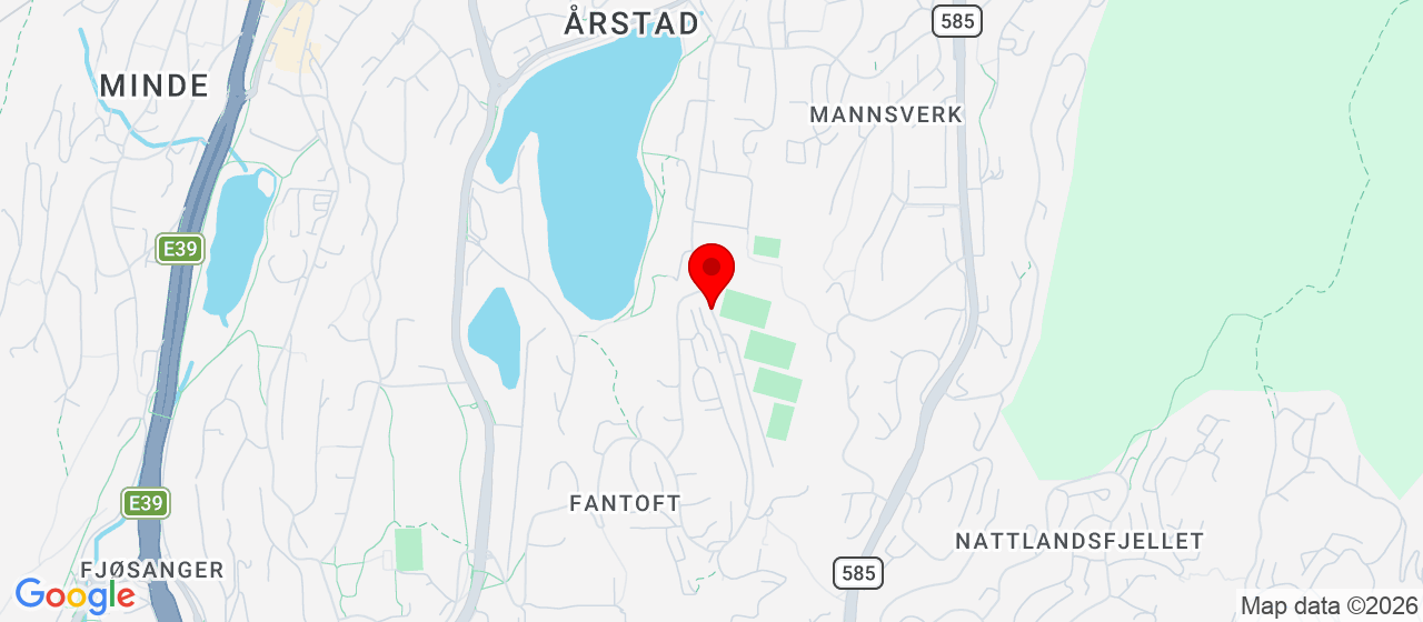 Kart over Vilhelm Bjerknes' vei, 5081 Bergen Bergen