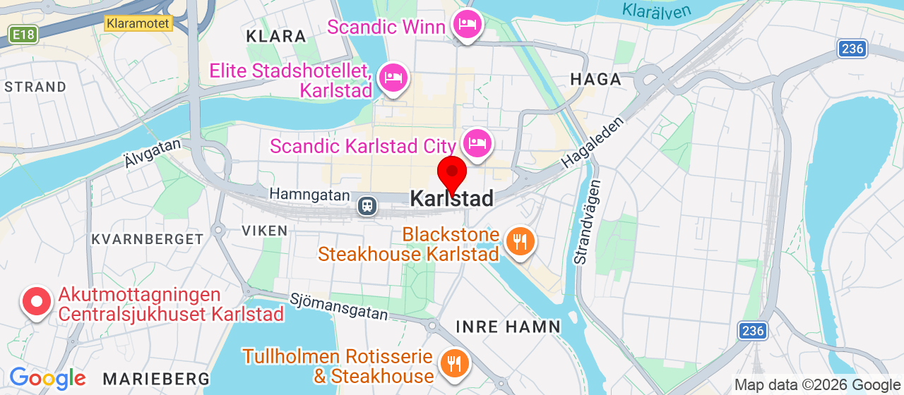 Kart over Karlstad 