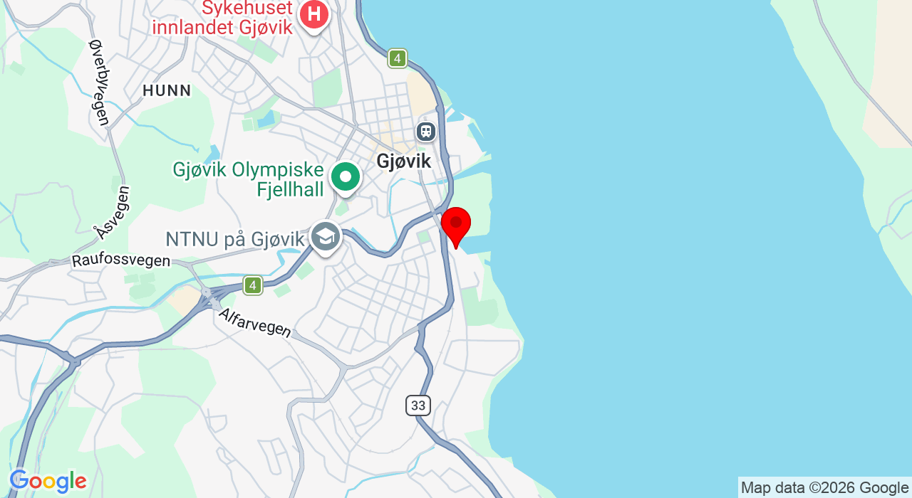 Google Map of https://www.google.com/maps/place/Fredevika,2816+Gjøvik