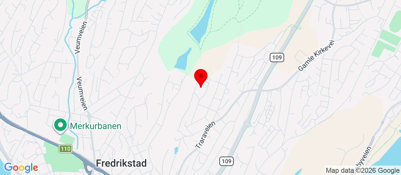 Kart over Utfarten 16 FREDRIKSTAD