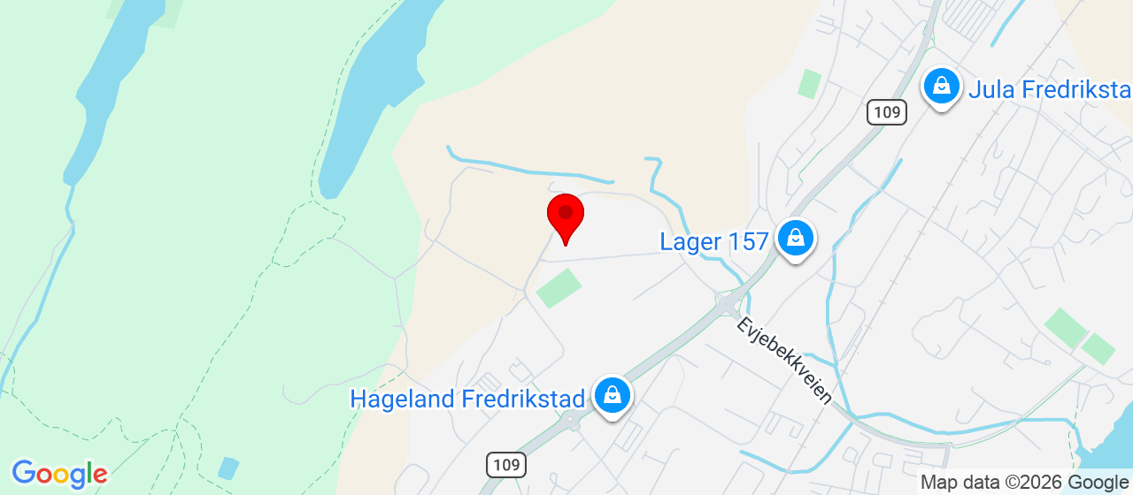 Kart over Råbekksvingen 1 Fredrikstad