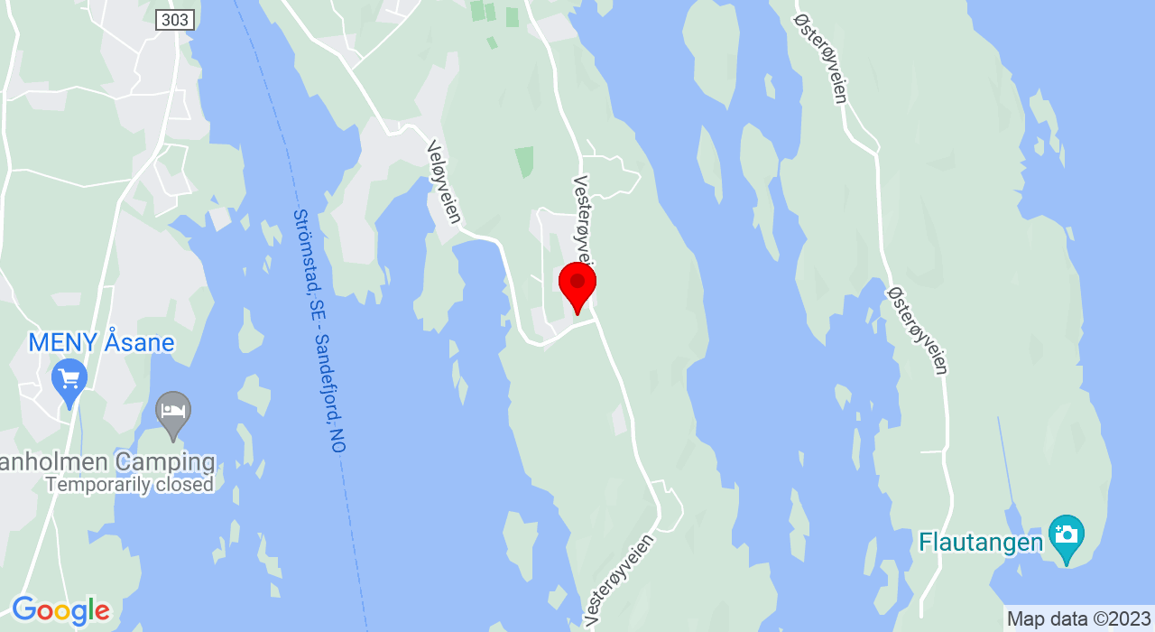 Google Map of Vesterøy skole , Vesterøyveien 255,3234+Sandefjord