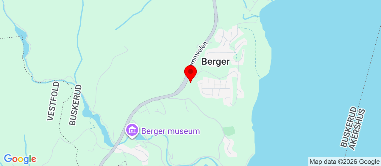 Kart over Bergeråsveien 2 Berger