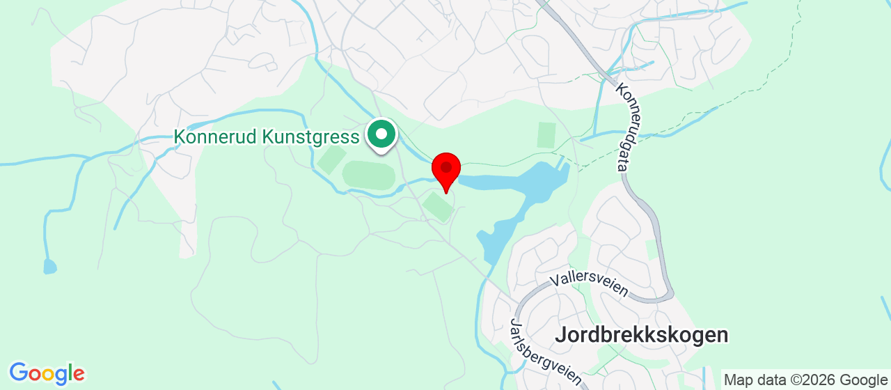 Kart over Jarlsbergveien 121 DRAMMEN