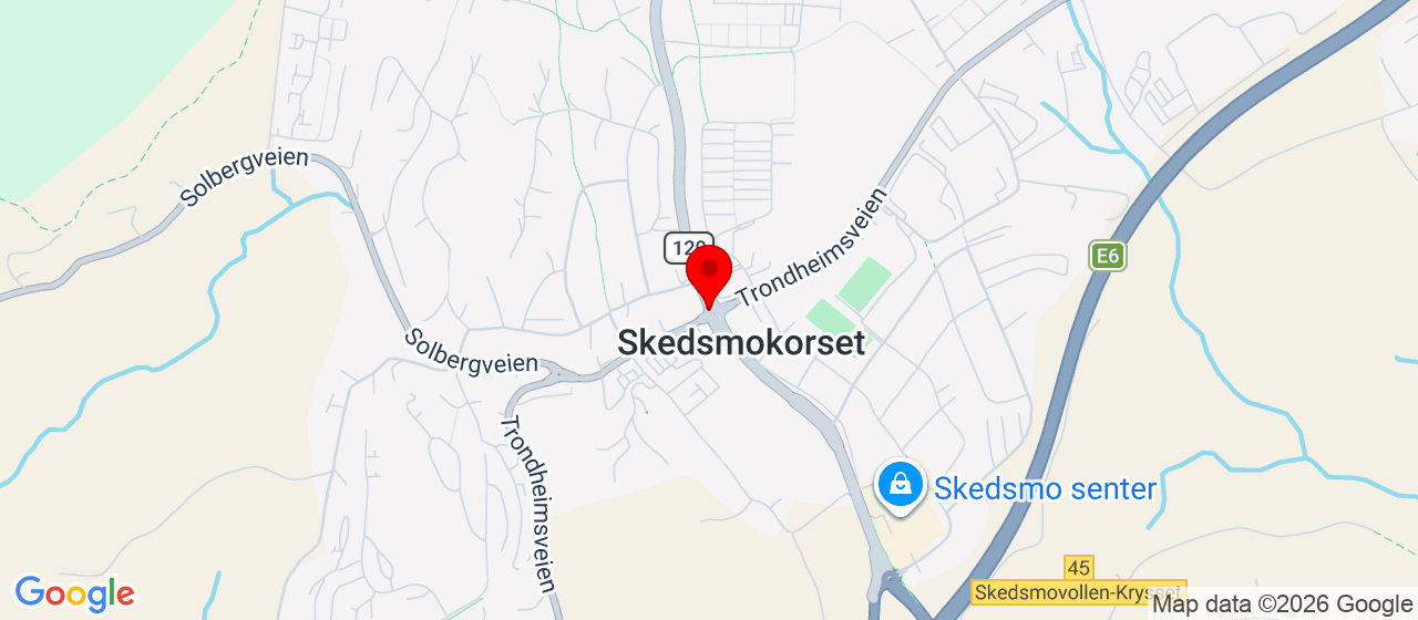 Kart over Skedsmokorset 