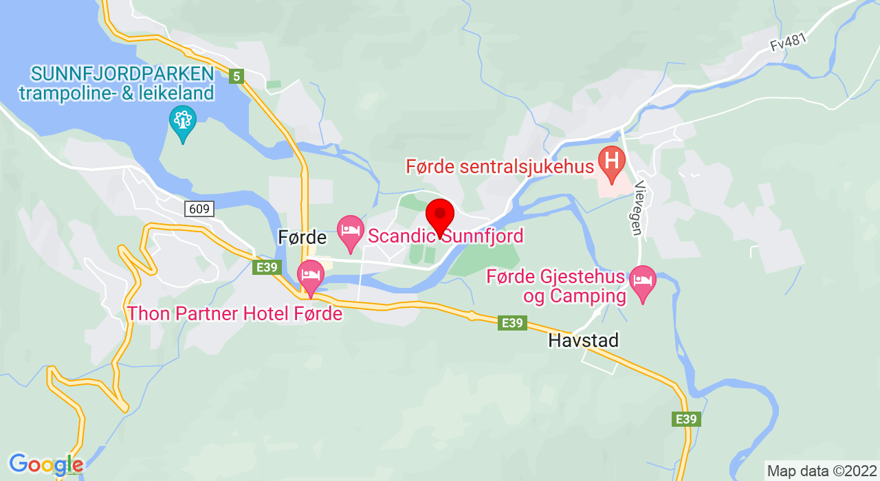 Google Map of Angedalsvegen 5,6800+Førde