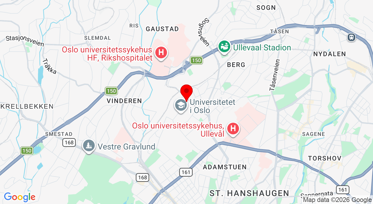 Google Map of https://www.google.com/maps/place/Niels Henrik Abels vei 36,0371+Oslo