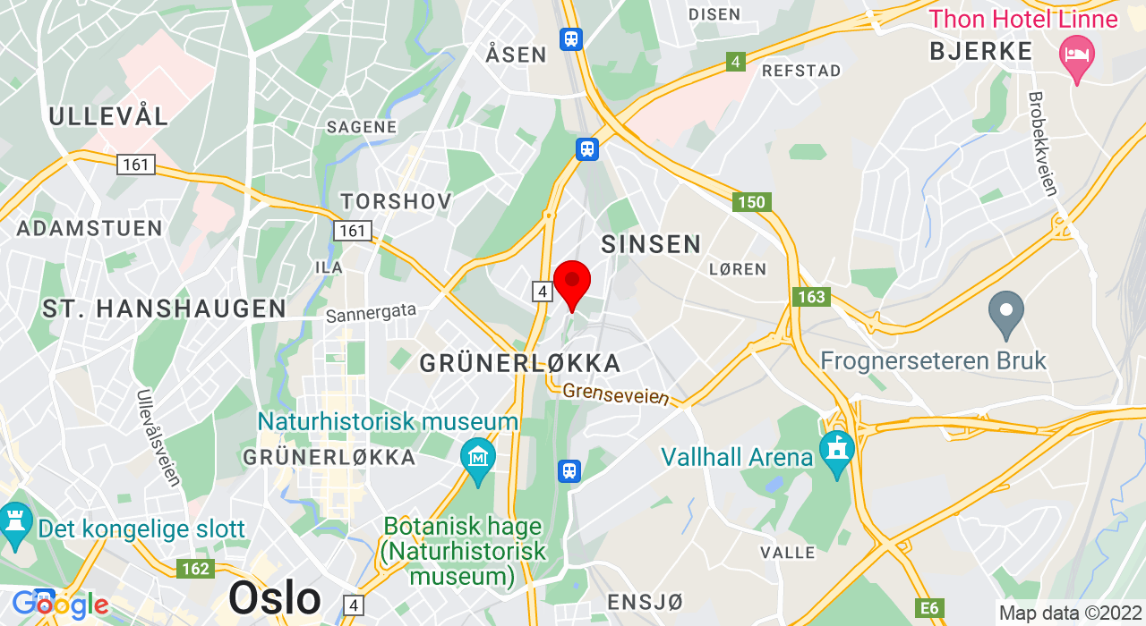 Google Map of Hasleveien 15b,0153+OSLO