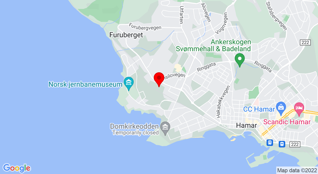 Google Map of Hamar OL-Amfi,+Hamar