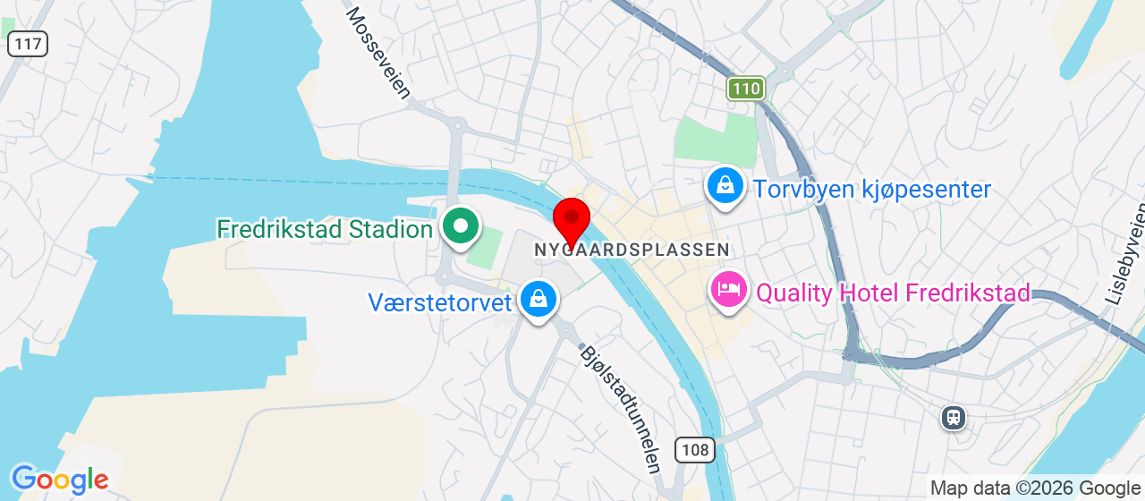 Kart over Gamle Beddingvei 21 KRÅKERØY