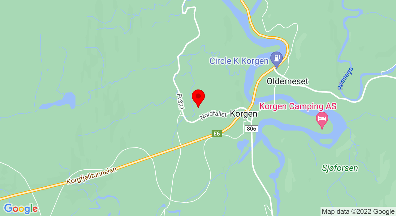 Google Map of Røyrdalsmoen 11,8646+KORGEN