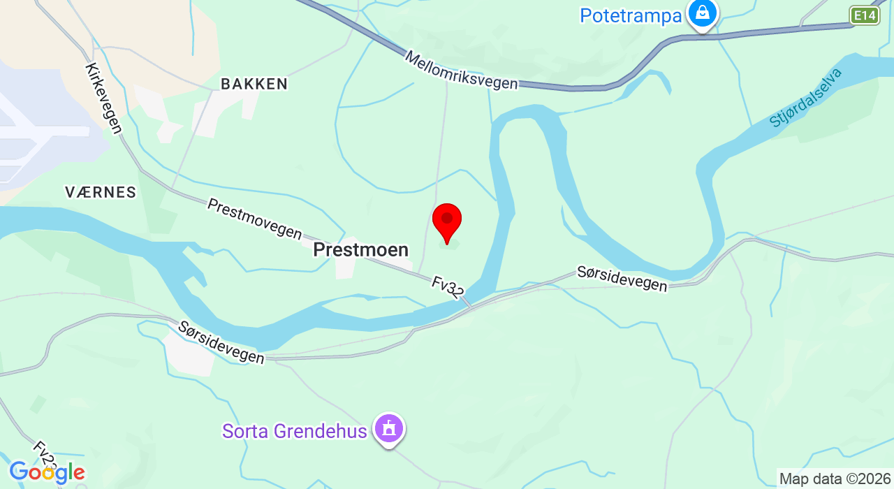 Google Map of https://www.google.com/maps/place/Prestmoen Velodrom,7500+Stjørdal