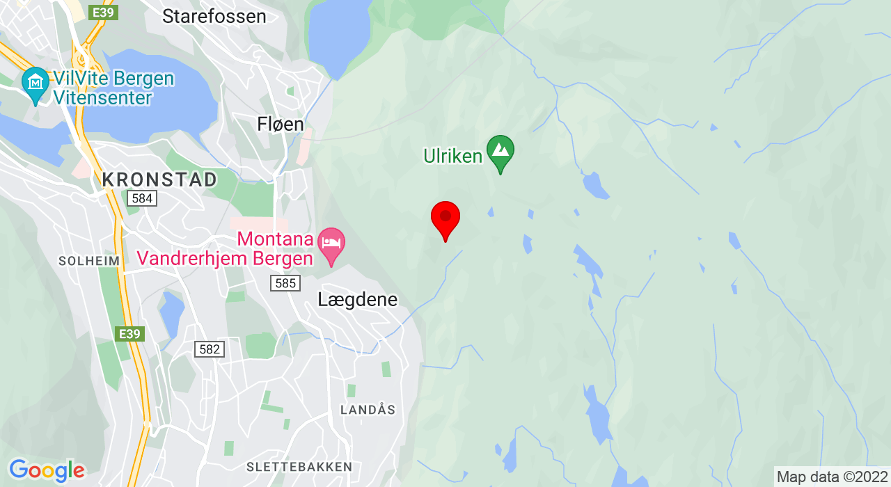 Google Map of Johan Blytts vei,5096+BERGEN