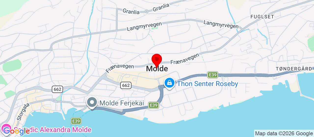 Kart over Molde 