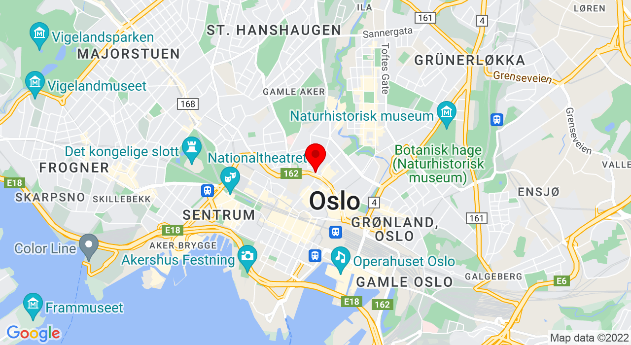 Google Map of Møllergata 37,0179+OSLO