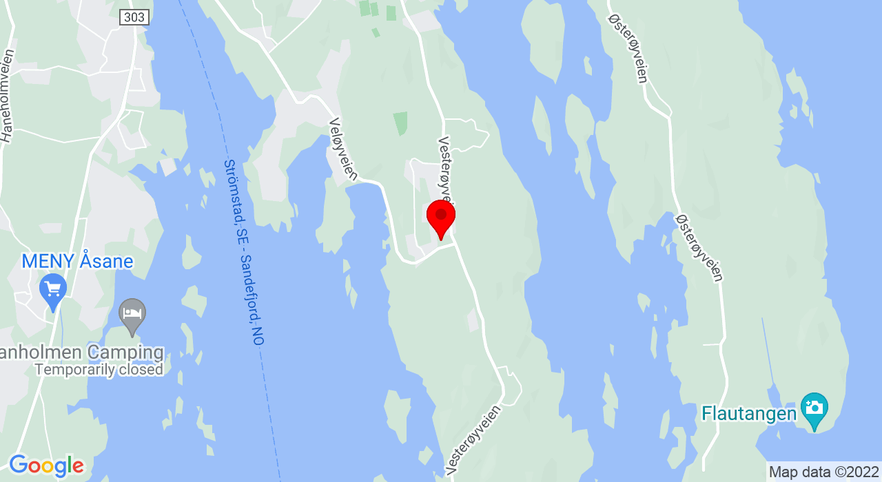 Google Map of Vesterøyskole, Vesterøyveien 255,3234+SANDEFJORD