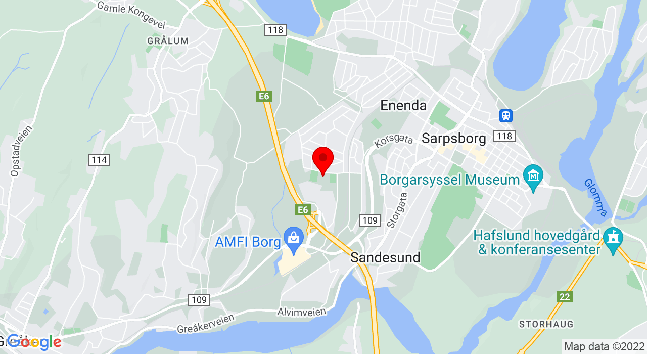 Google Map of Sarpsborgveien 10,1711+SARPSBORG