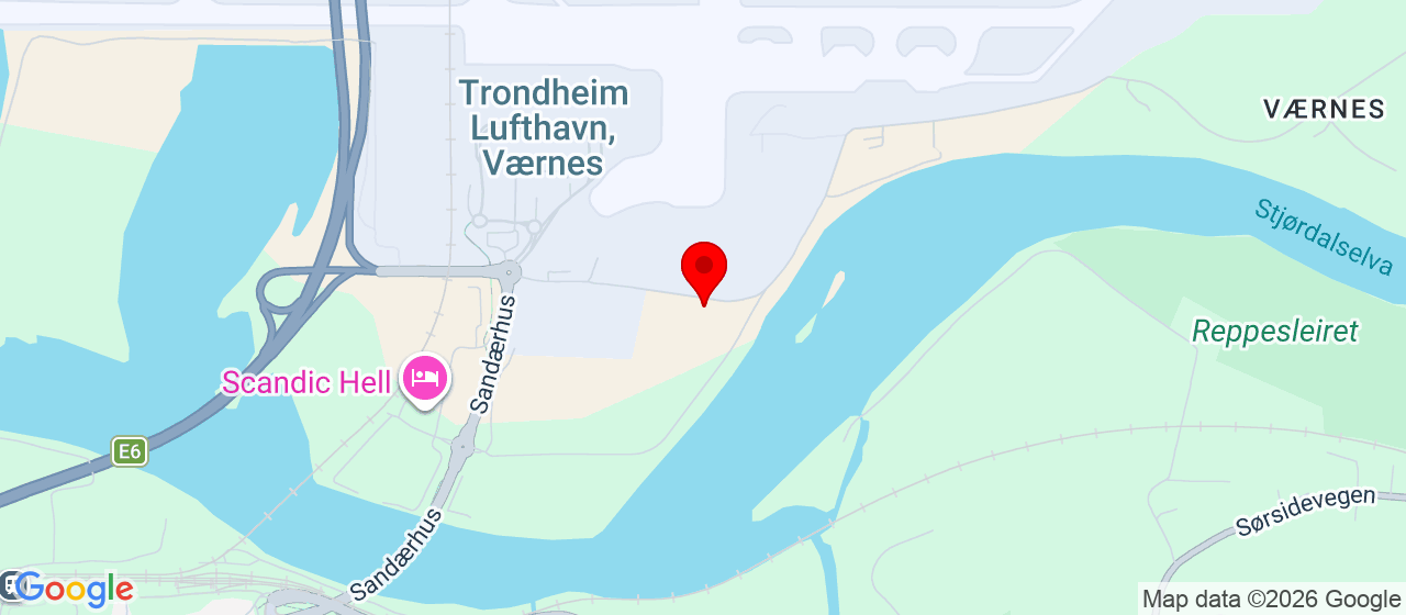 Kart over Michelets vei 40 STJØRDAL
