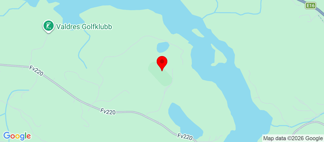 Kart over Aurdal Travbane, Vestringslinna AURDAL