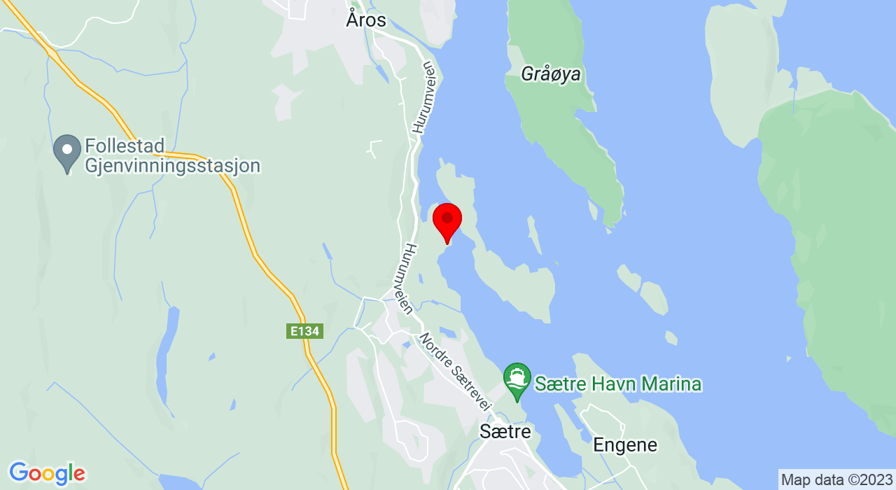 Google Map of Skogsborg Badestrand,3475+Sætre