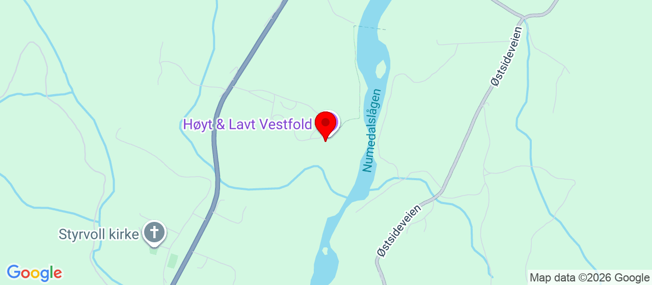 Kart over Lågendalsveien 3388 STEINSHOLT
