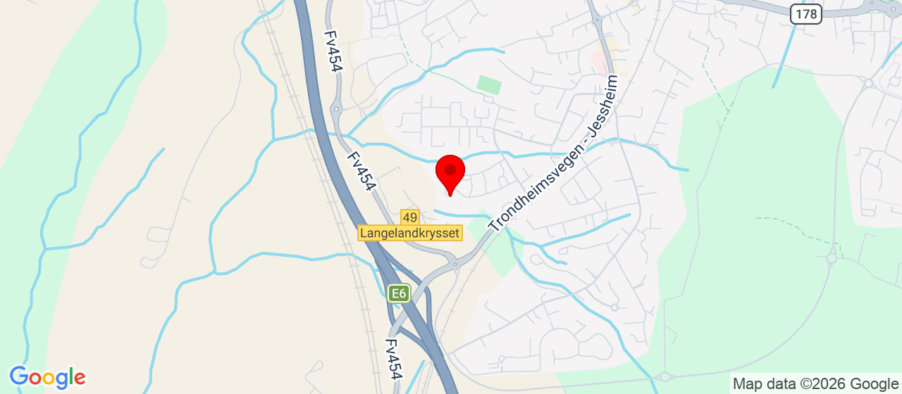 Kart over Haueseter Ullensaker OL 